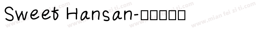 Sweet Hansan字体转换